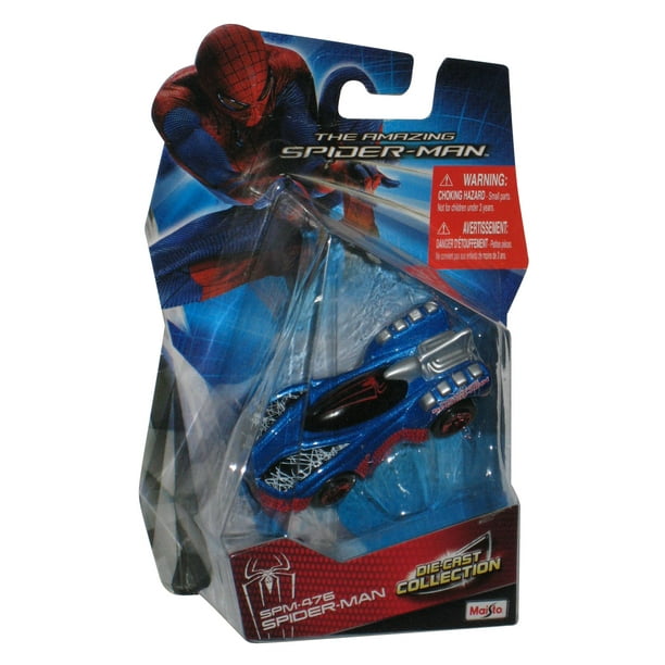 Marvel The Amazing Spider-Man Diecast Car Gallardo Pull Back Sound Light Kid Toy